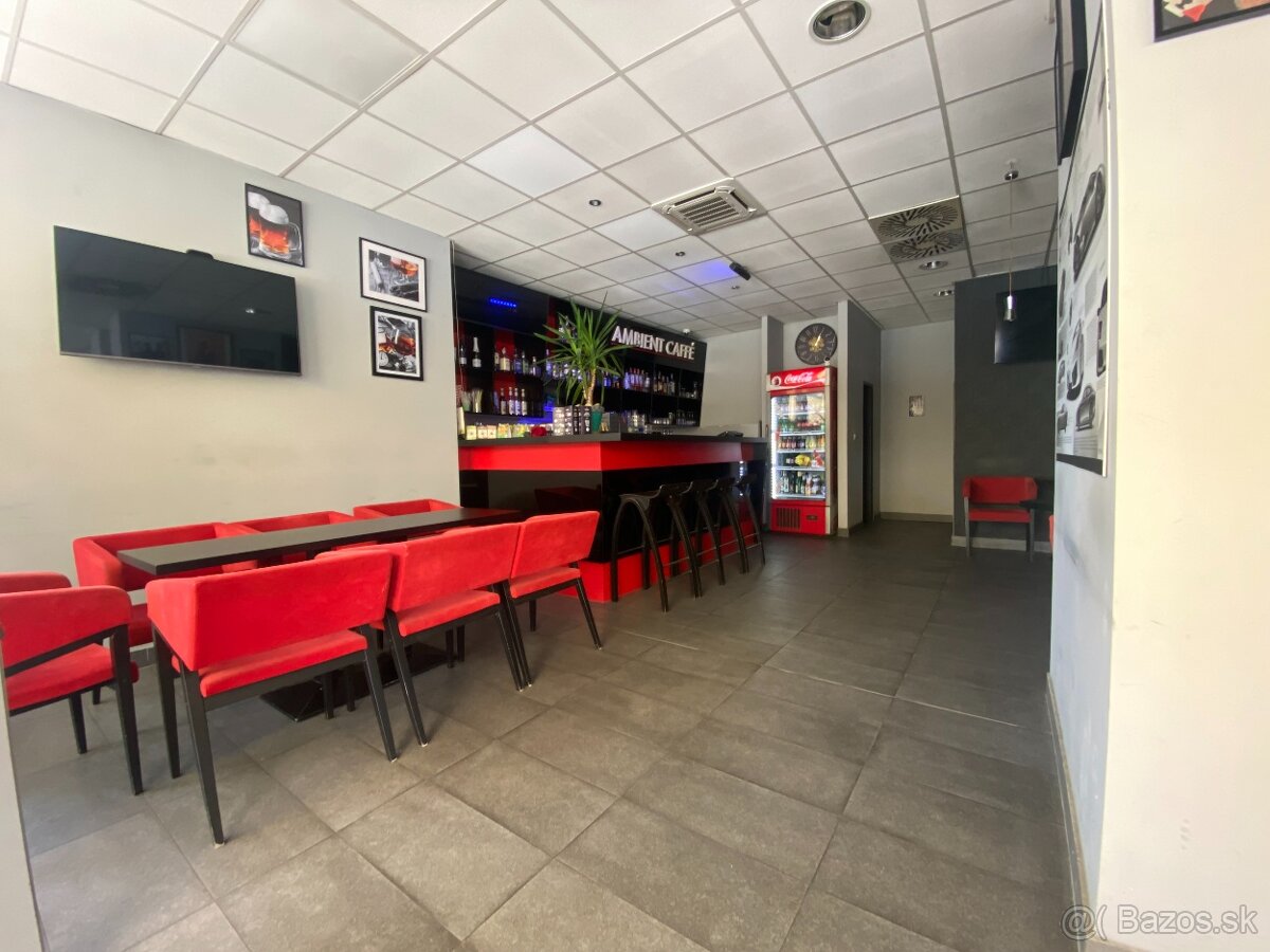 Odstúpim plne zariadenú prevádzku kaviarne