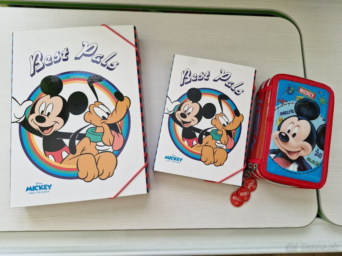 Školský set Mickey Mouse + peňaženka Mickey zdarma