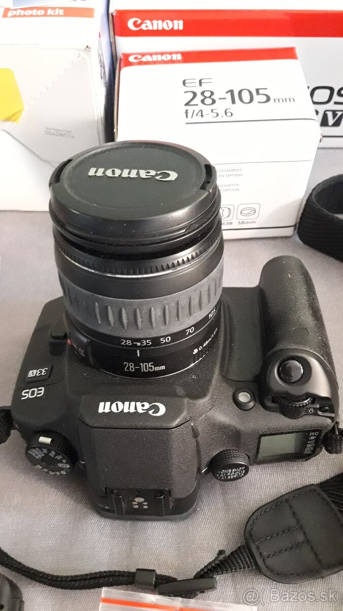 Canon 33V, 28-105 mm