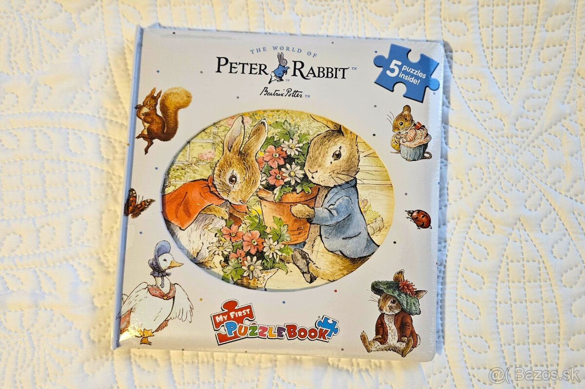 detská knižka/ puzzle 'Peter Rabbit classic puzzle book'