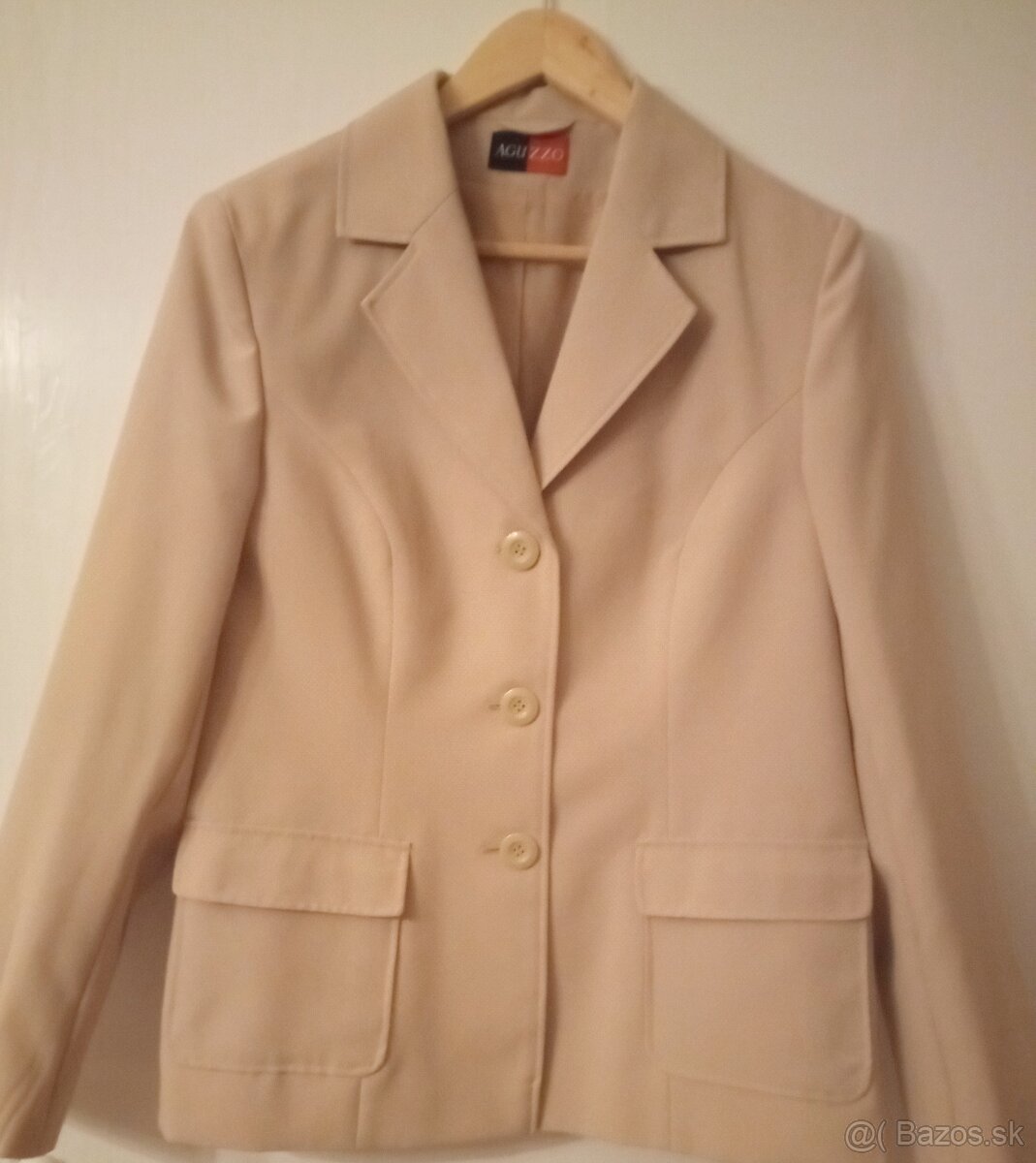 Sako dámske béžové, Zn. Aguzzo