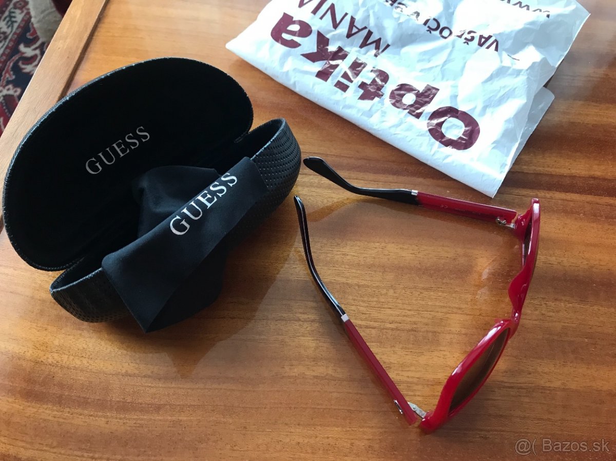 Guess RED LEO a BROWN LEO dámske slnečné okuliare