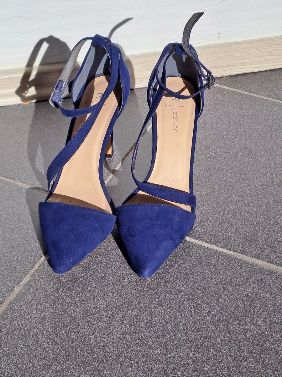 Damske lodicky, modre, EU 36