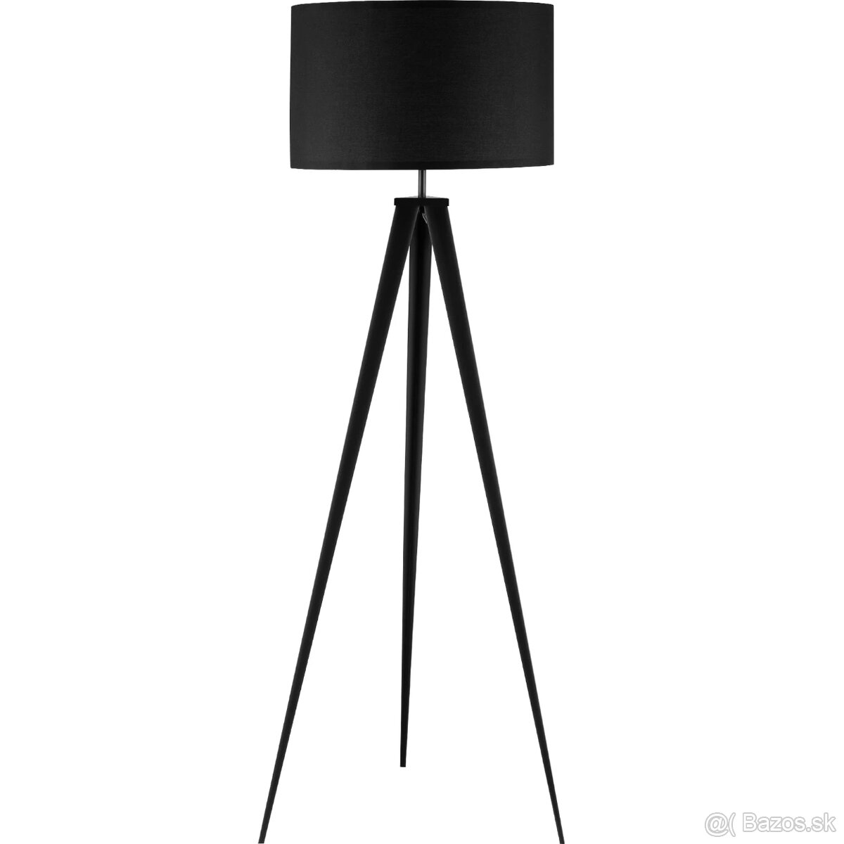 Stojaca lampa Lunaris – čierna, nová