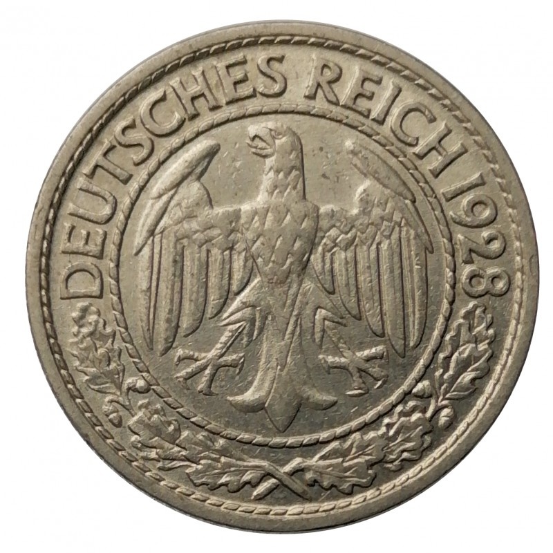 50 reichspfennig 1928 A