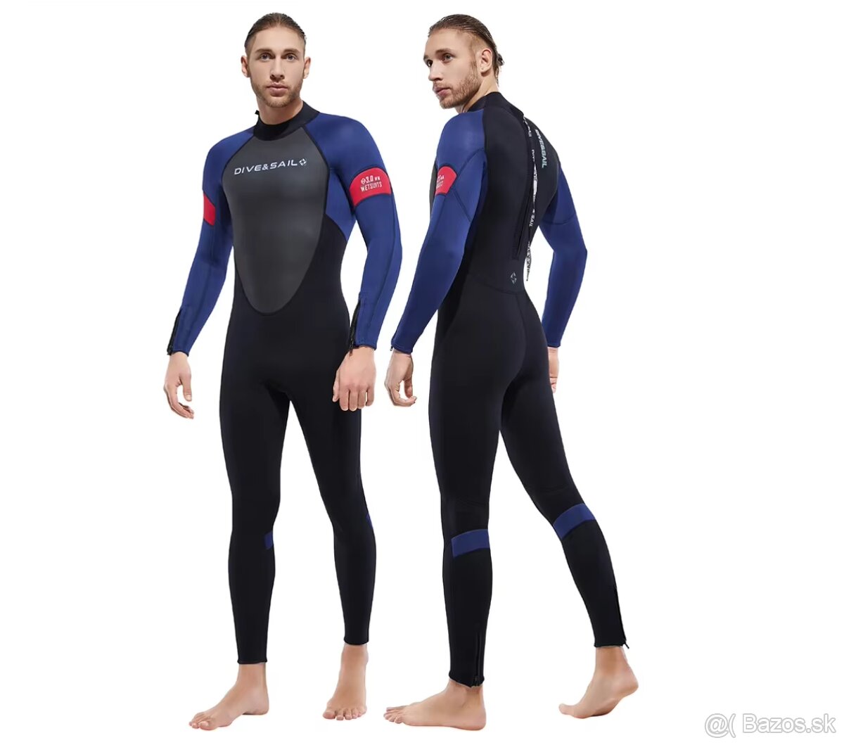 Predám dlhý neopren 3mm na potapanie,šnorchl.,Deep Blue,L