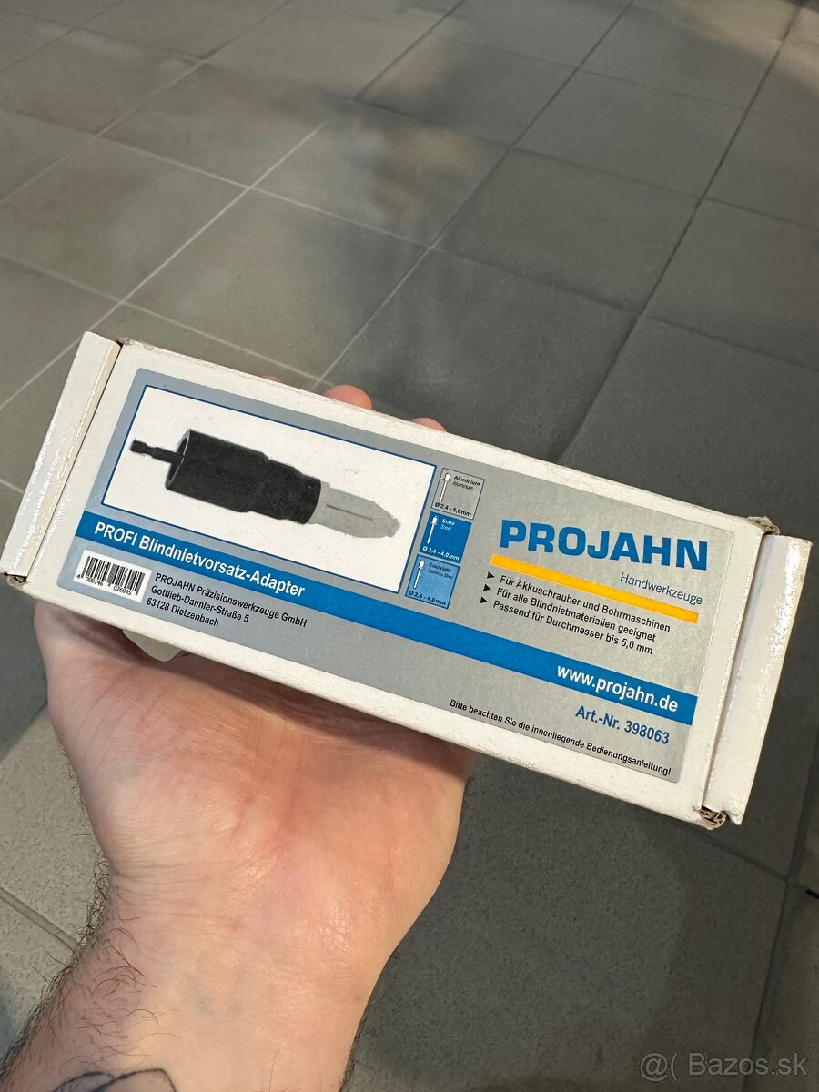 Nitovacia hlava projahn