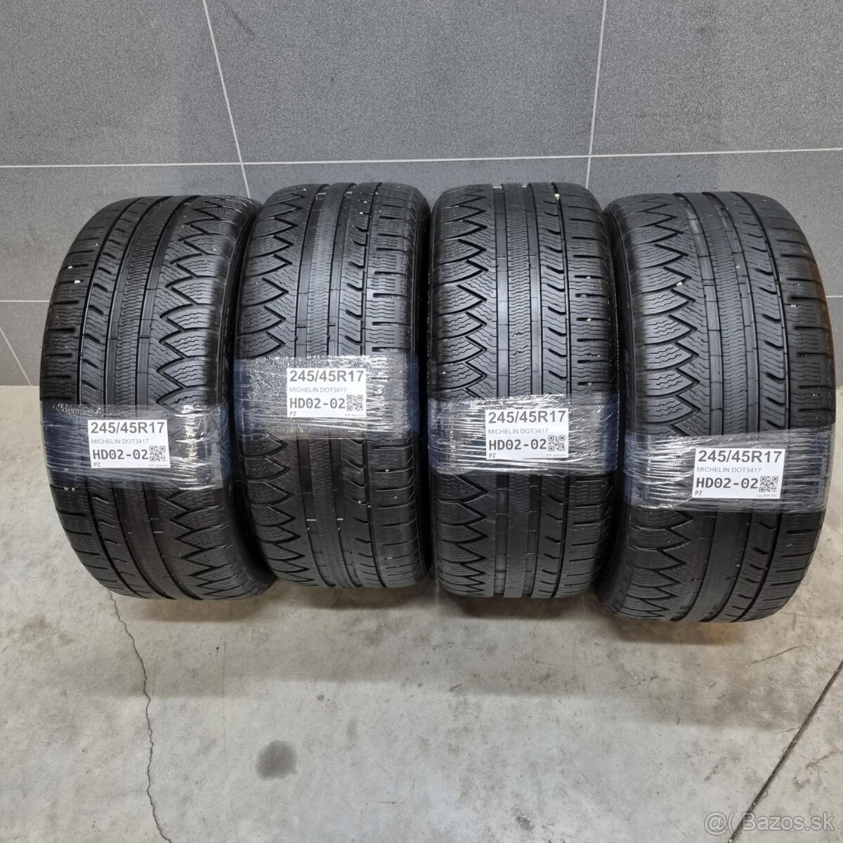 Zimné pneumatiky 245/45 R17 MICHELIN DOT3417