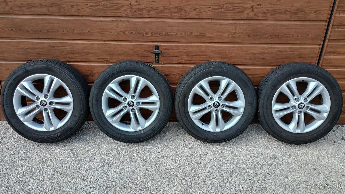 Letná sada originál Renault Captur, 5x114,3 R17