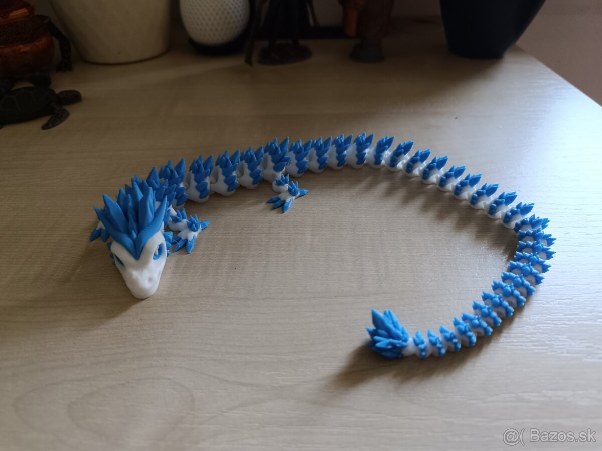 Predám 3D tlačeného Kryštálového Draka