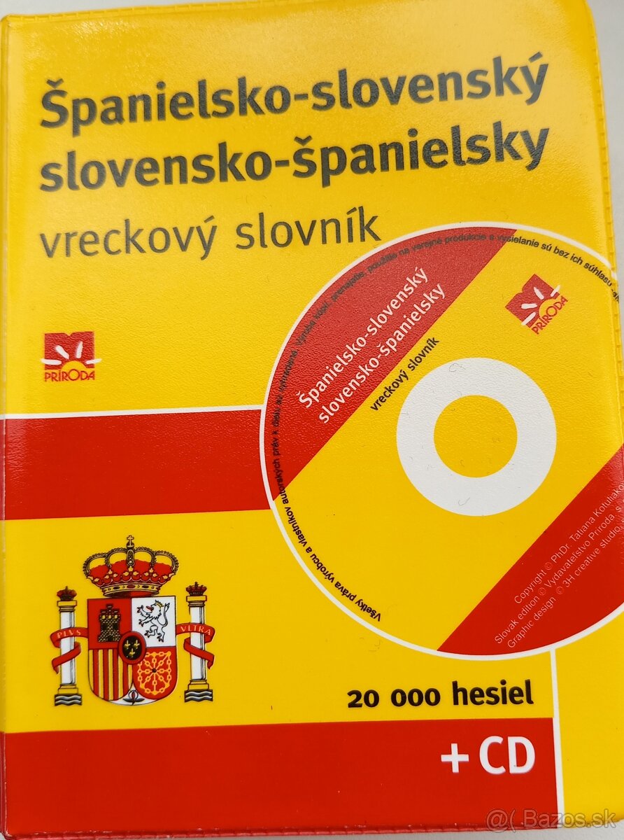 Predám španielsko-slovenský - slovensko-španielský slovnik