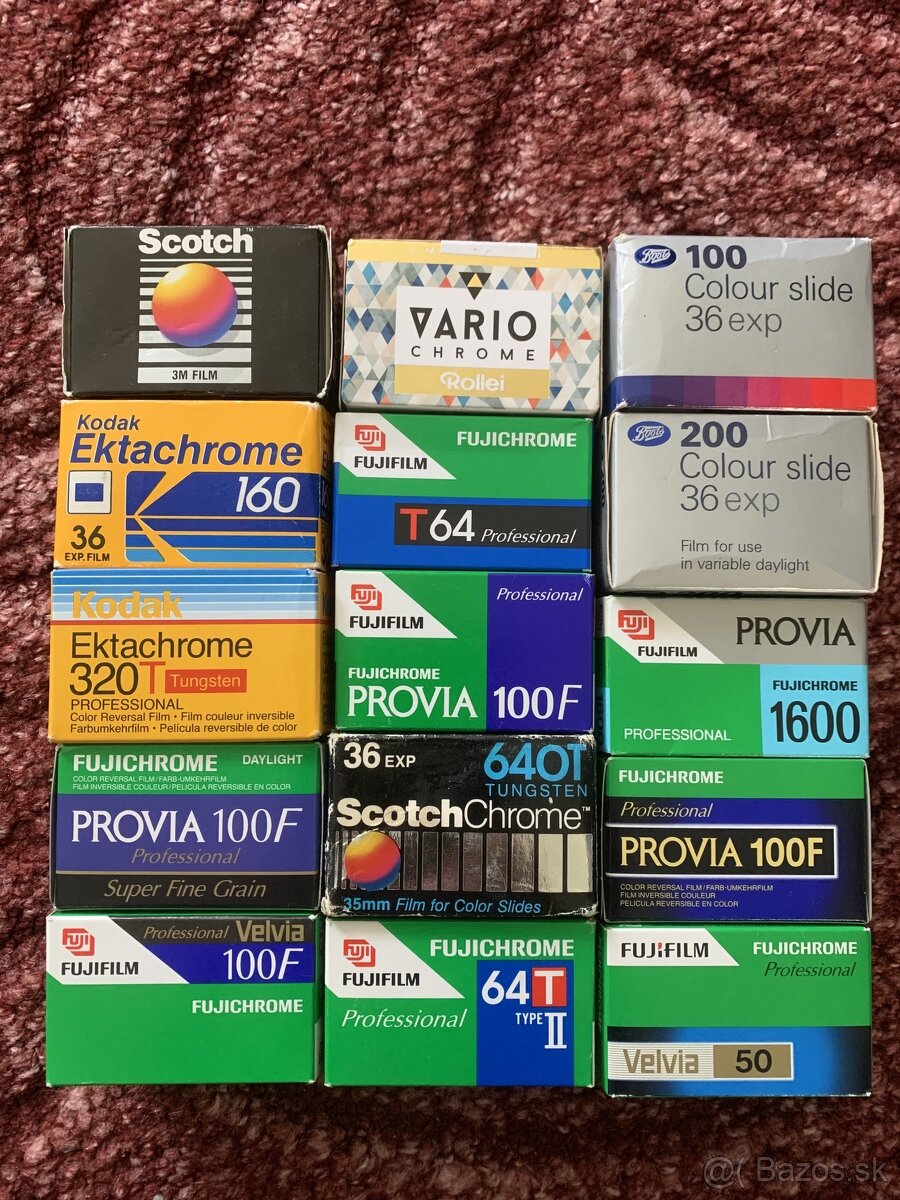 Predám 35mm diapozitívy