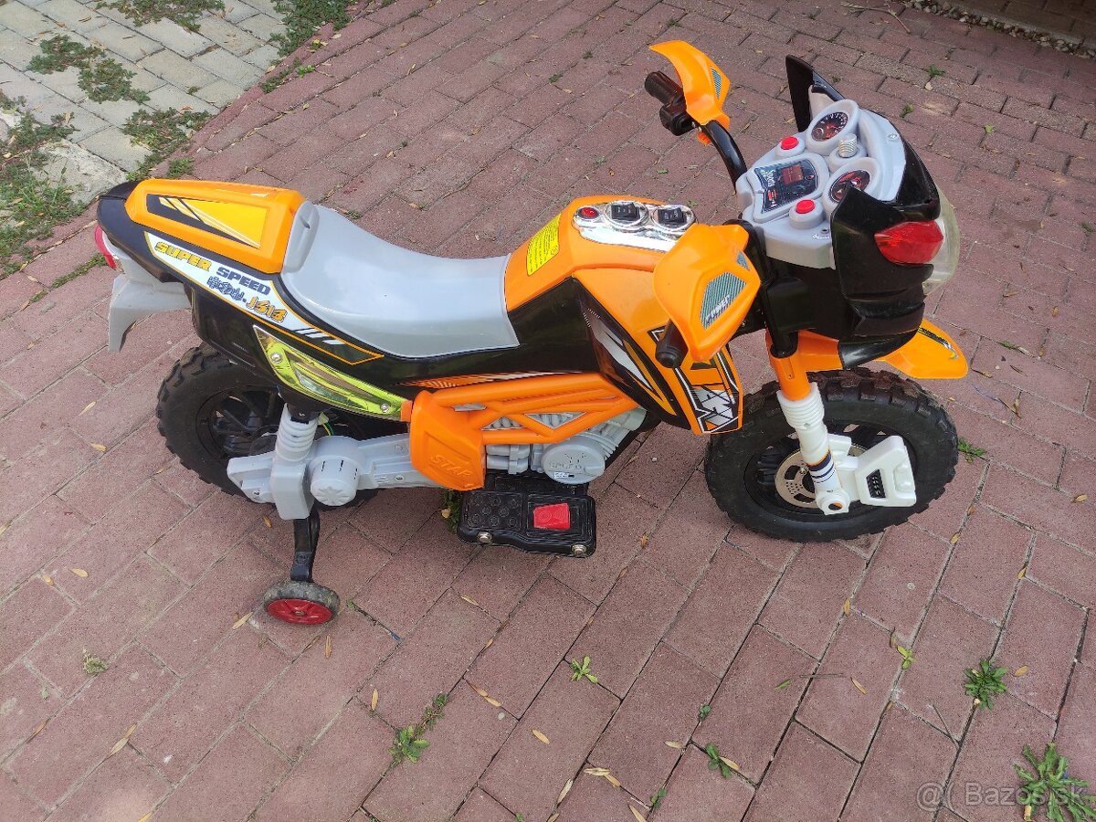 Elektrická motorka J518 - Oranžová