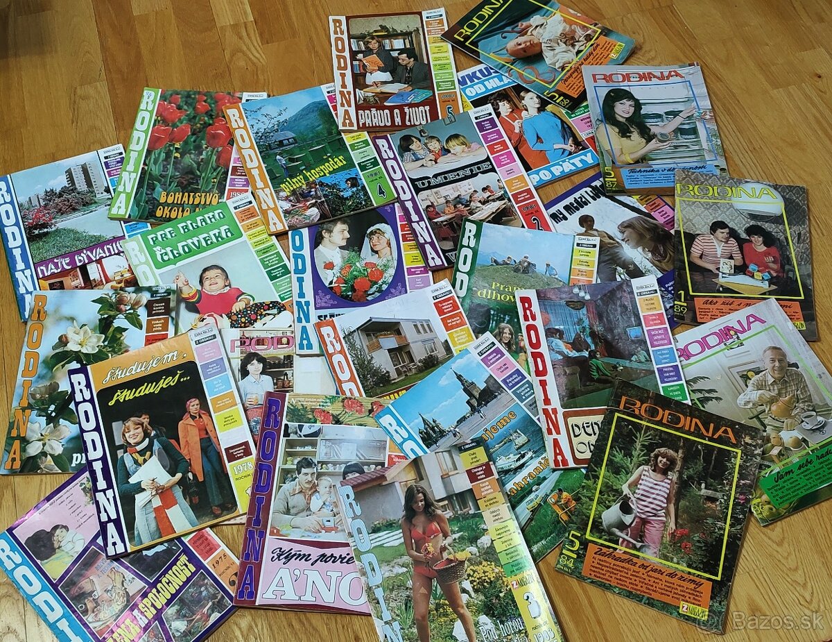 Retro časopisy Rodina + Rodina a škola