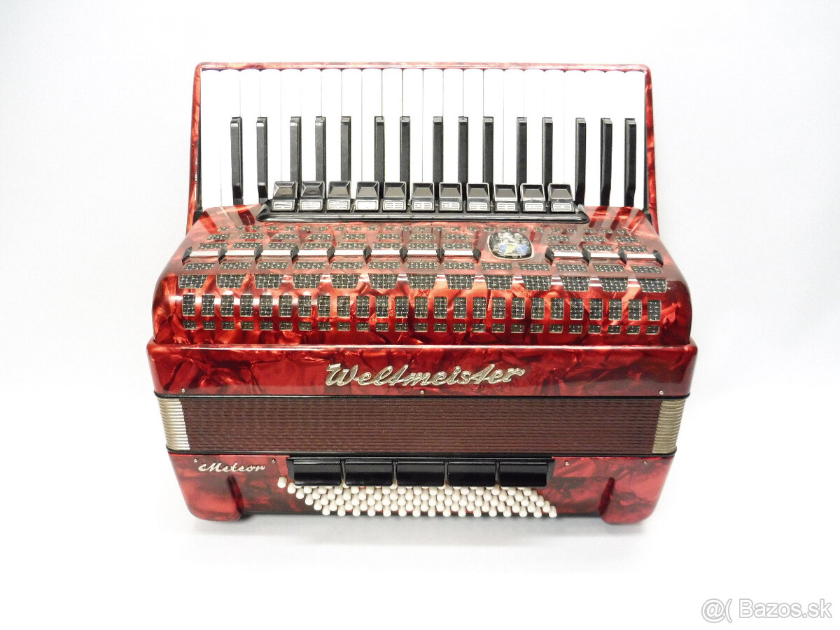 Predám akordeón Weltmeister Meteor, záruka 24 mesiacov
