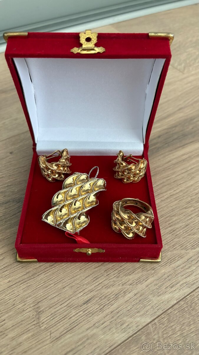 Zlaty damsky set 29,34g