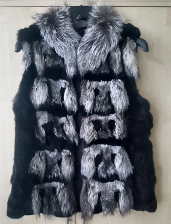 Nová kožušinová vesta v.L- s visačkou, PC 350€