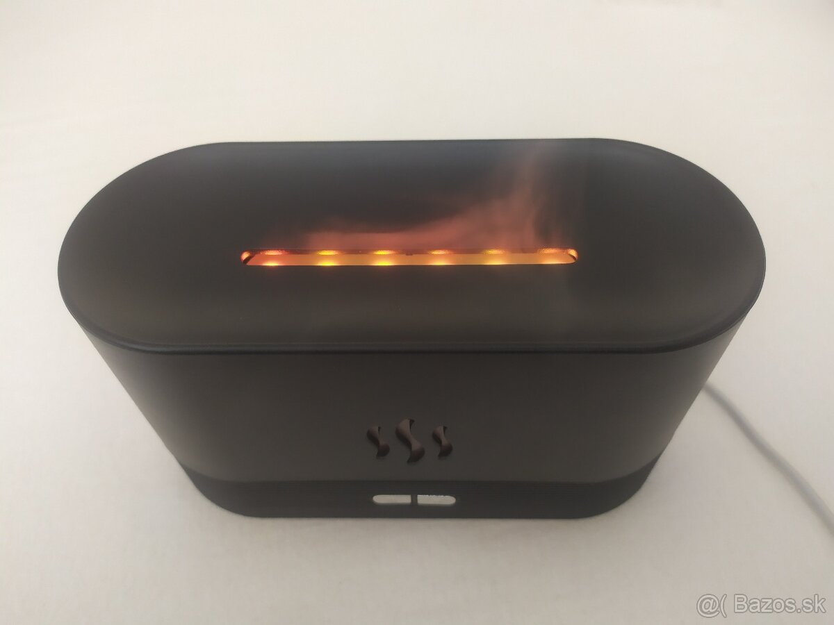 Zvlhčovač vzduchu, imitácia plameňa