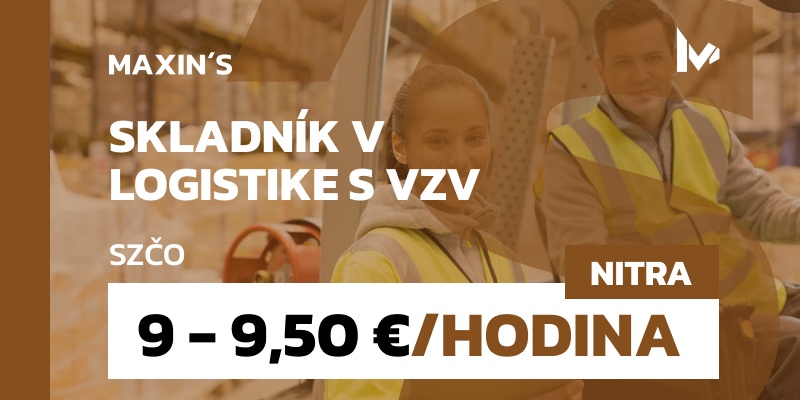 Skladník s VZV – práca na istotu a férové ohodnotenie (p157)
