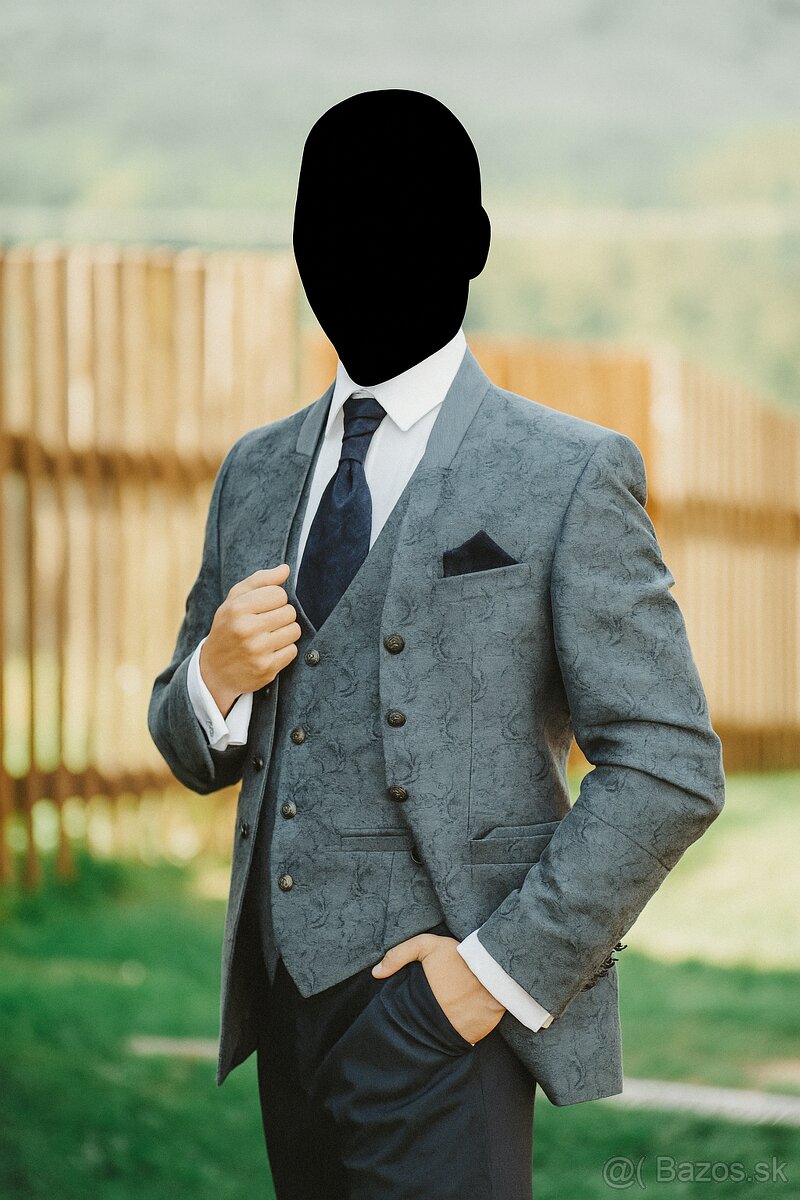 Barokový pánsky oblek TZIACCO veľkosti 48