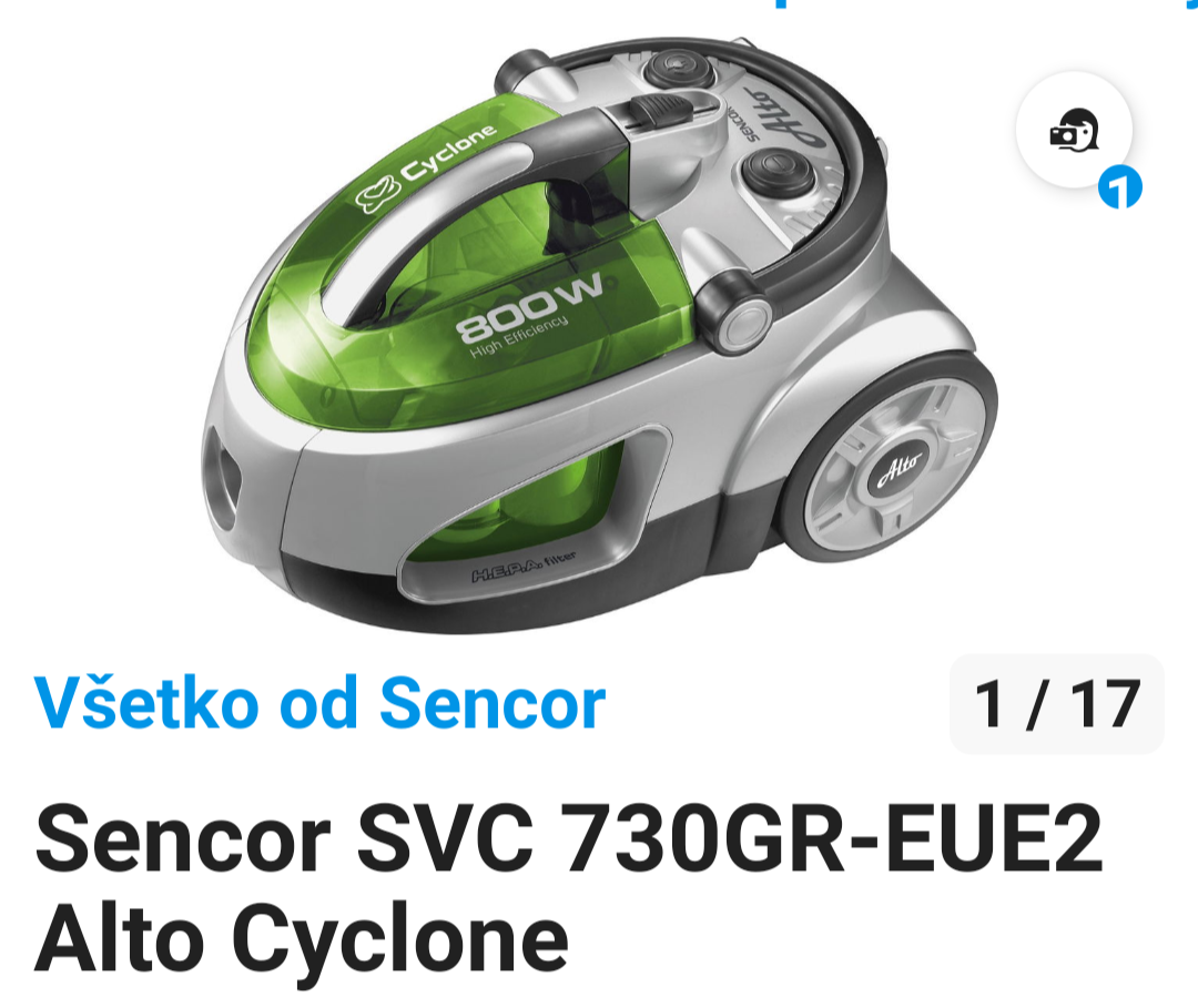 Predám vysávač Sencor