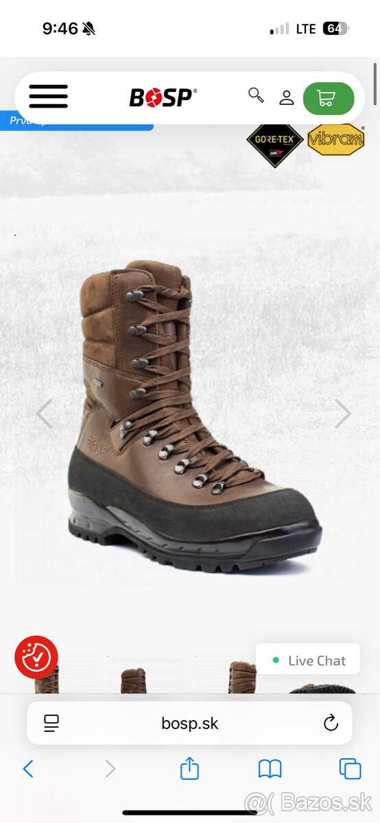 Polovnicka obuv bosp