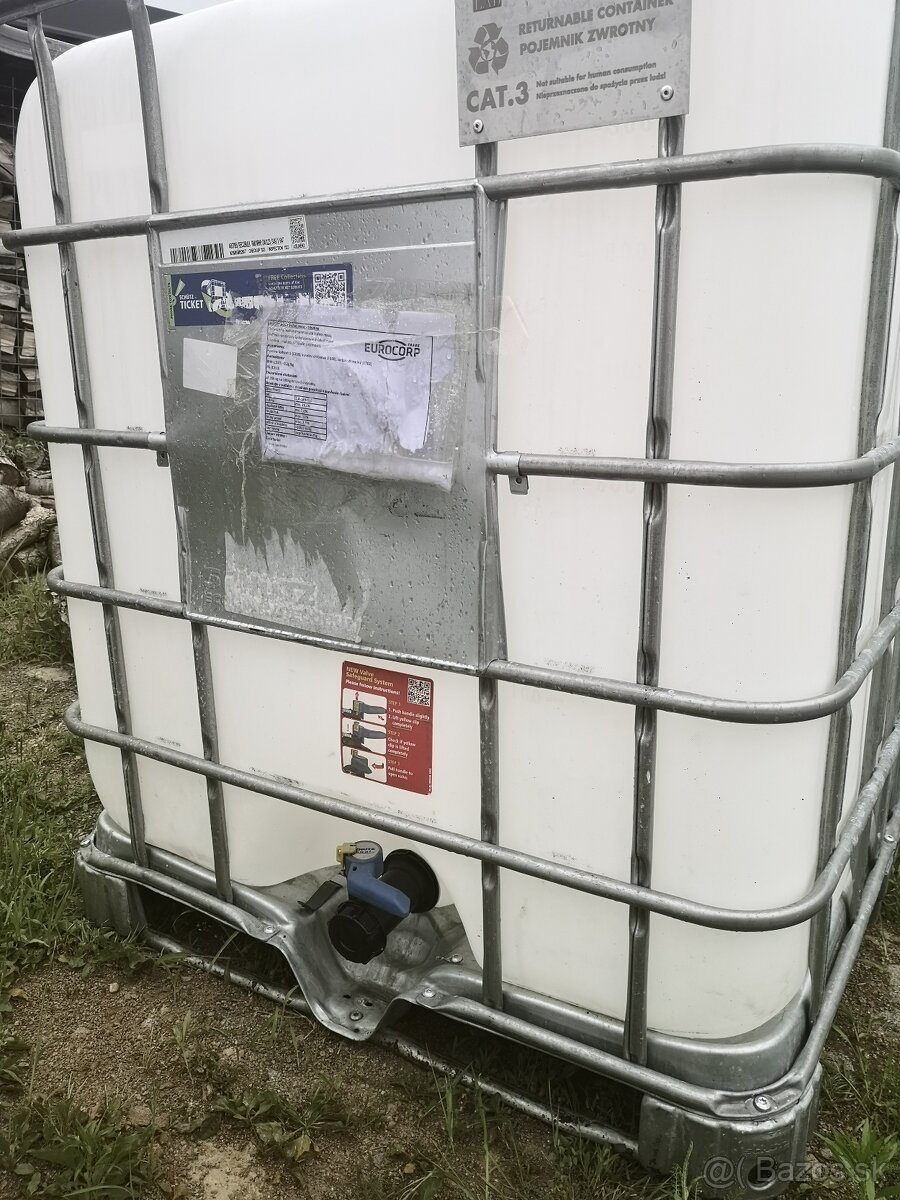 IBC kontajnery 1000 litrové