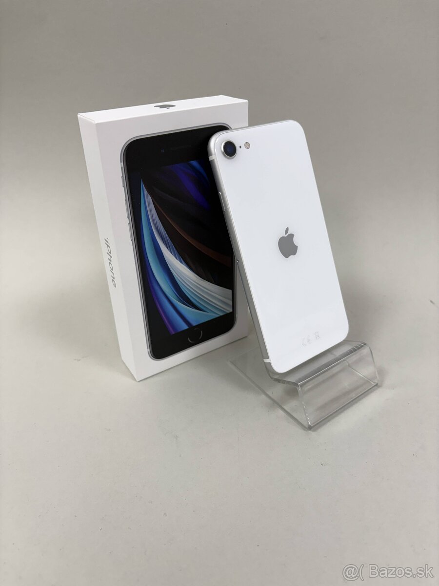Apple iPhone SE 2020 128GB White-Batéria 100%