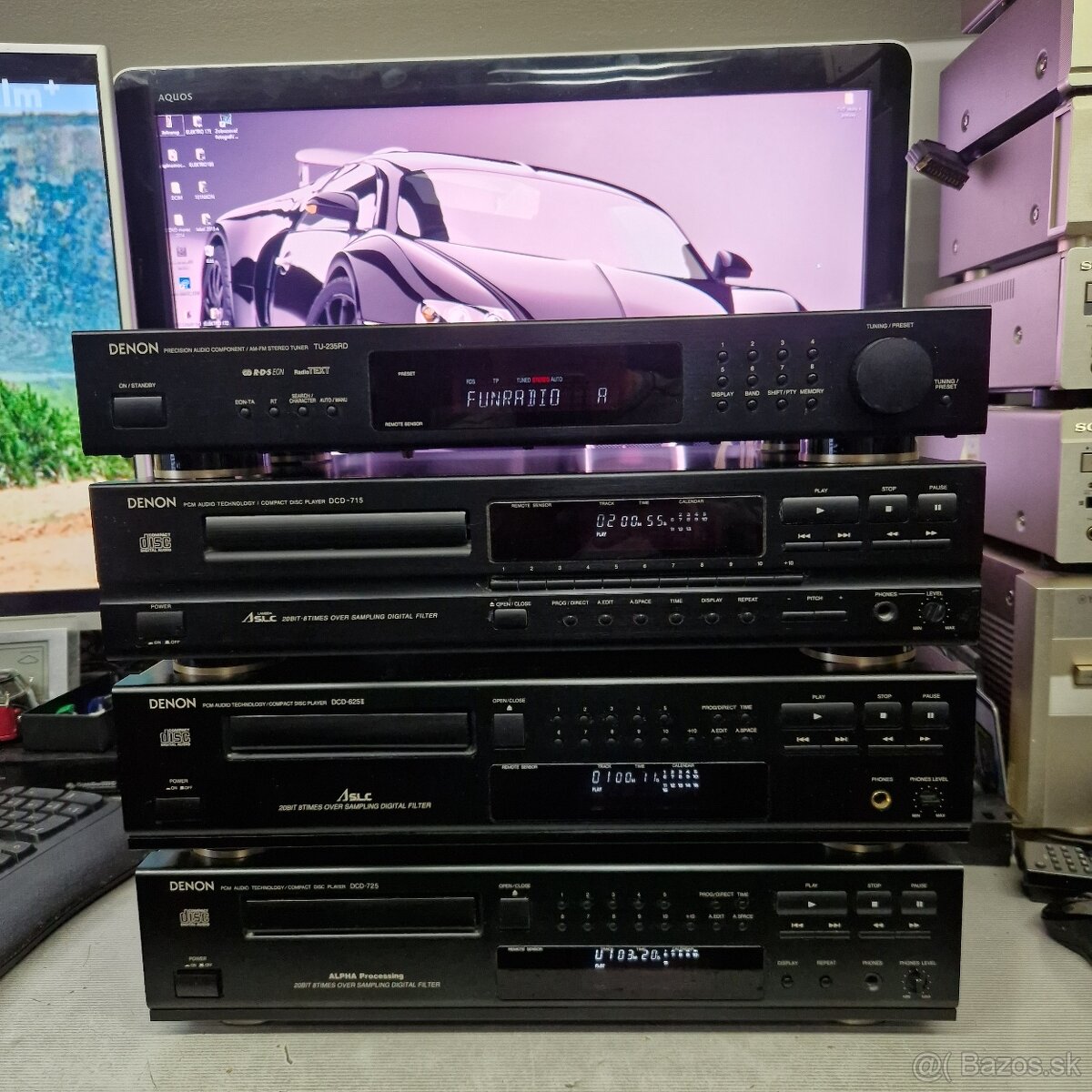 DENON DCD-725 a DCD-625II a DCD-715 TU-235RD..