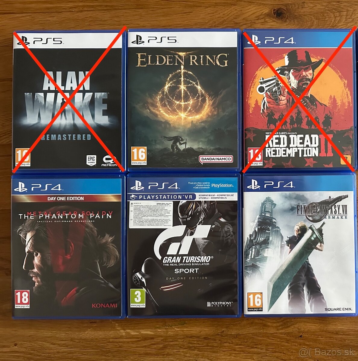 Predám hry na PS4 a PS5