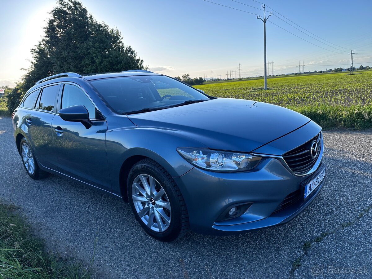 Mazda 6, diesel 2.2, rok 2013, 172 t.km TOP stav