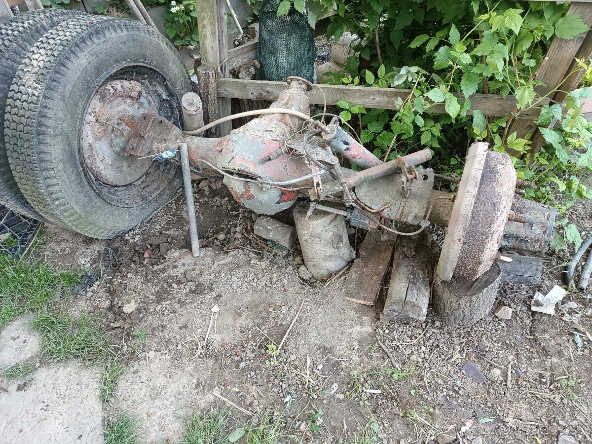Náprava na malotraktor