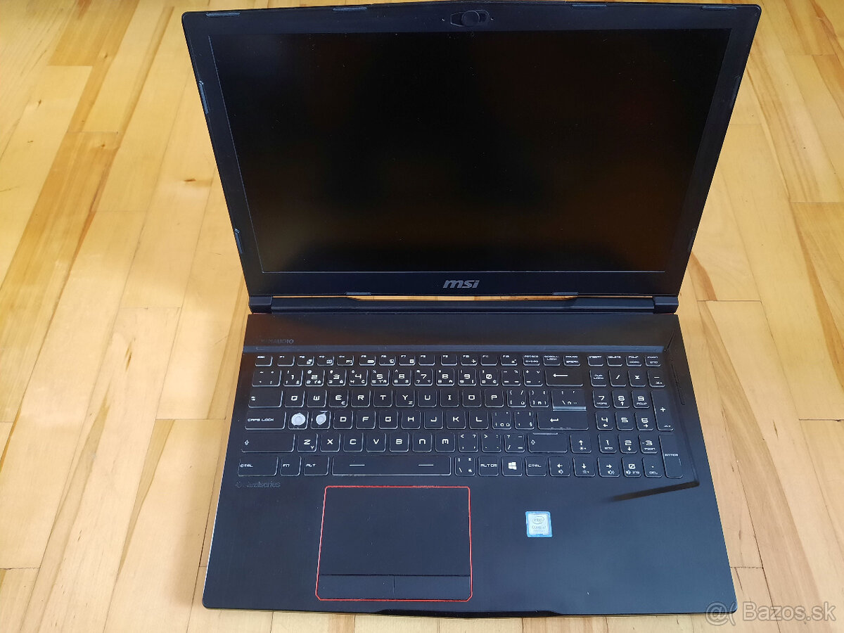 Herny notebook MSI GE63VR 7RF Raider 15,6"