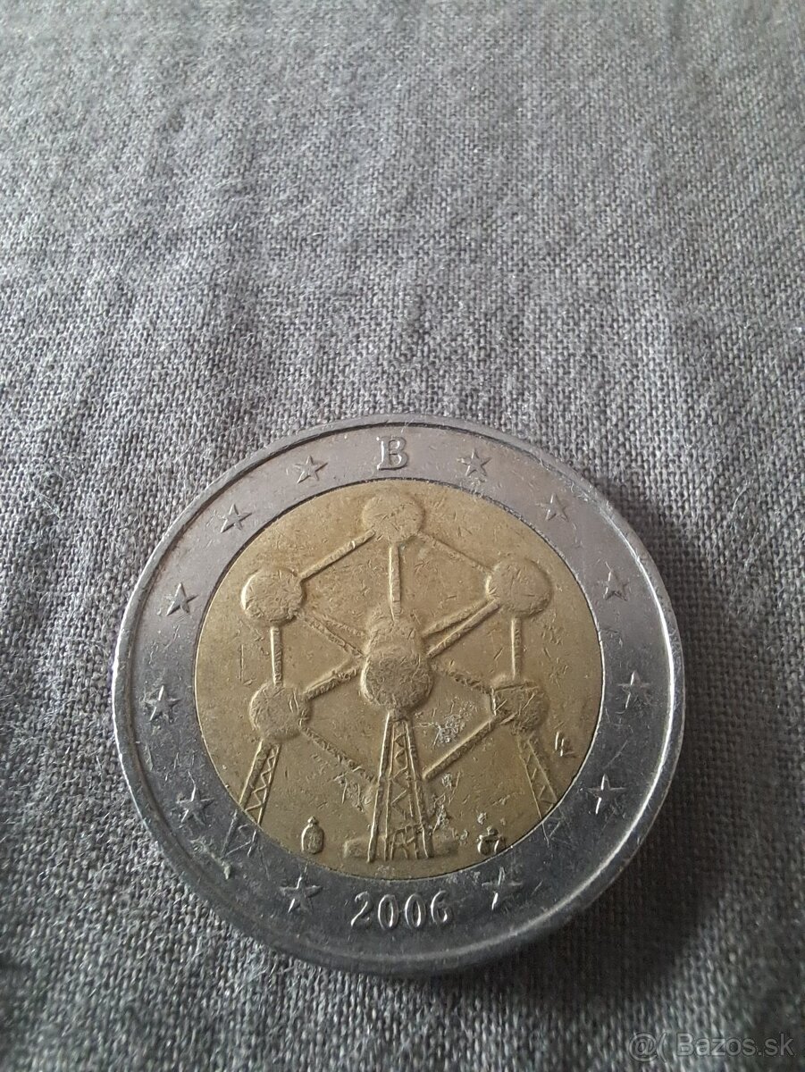 2 eur Belgicko