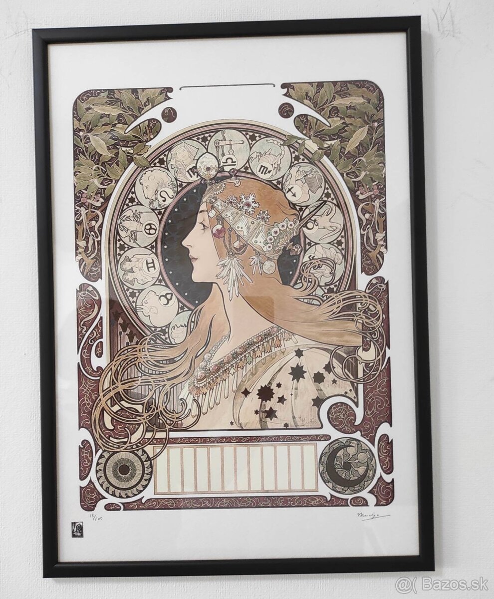 Alfonz Mucha - Venuša. 2x litografia