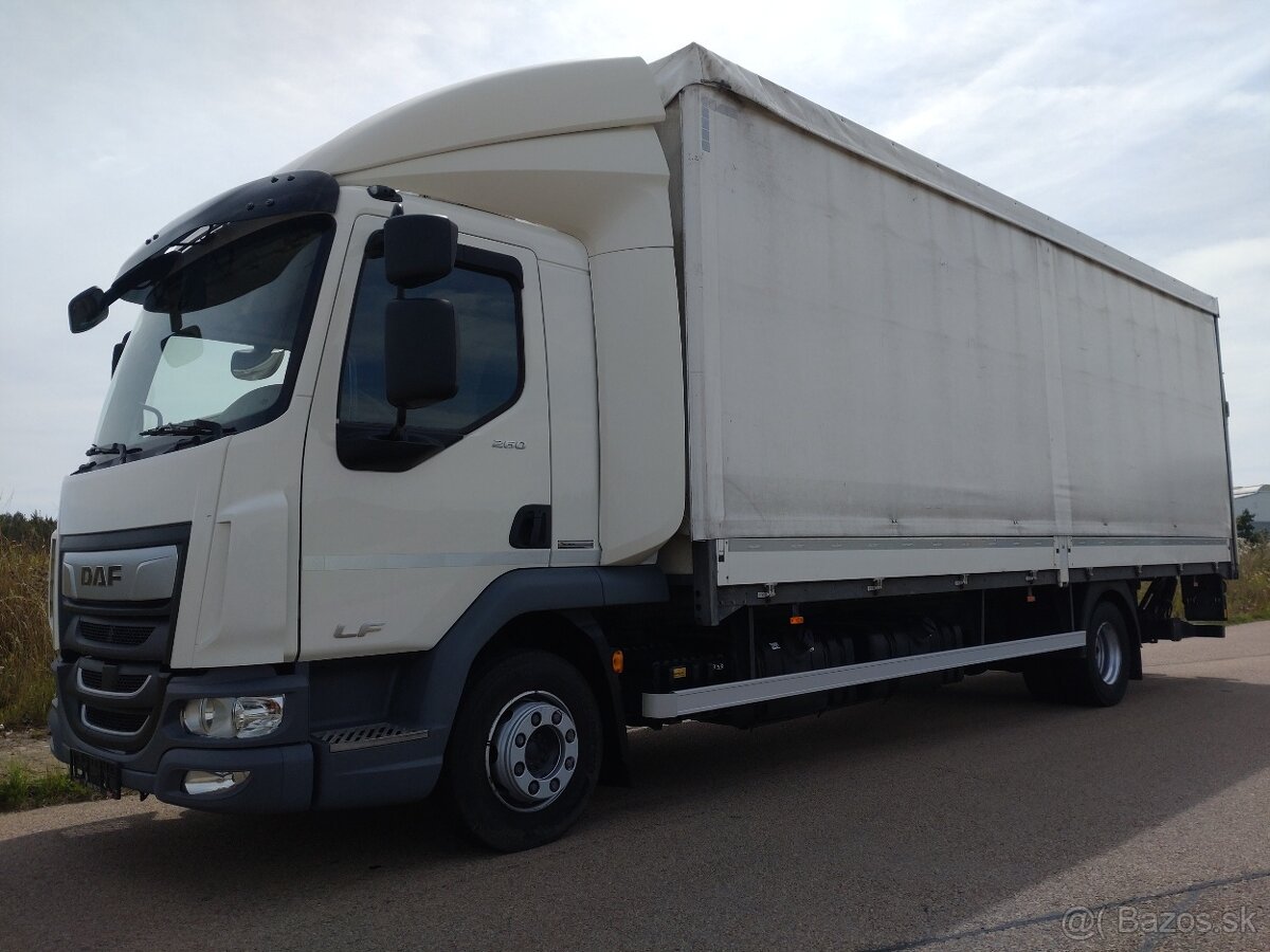 DAF LF 260 FA-11.990 Kg-18 europalet - Lůžko - Čelo