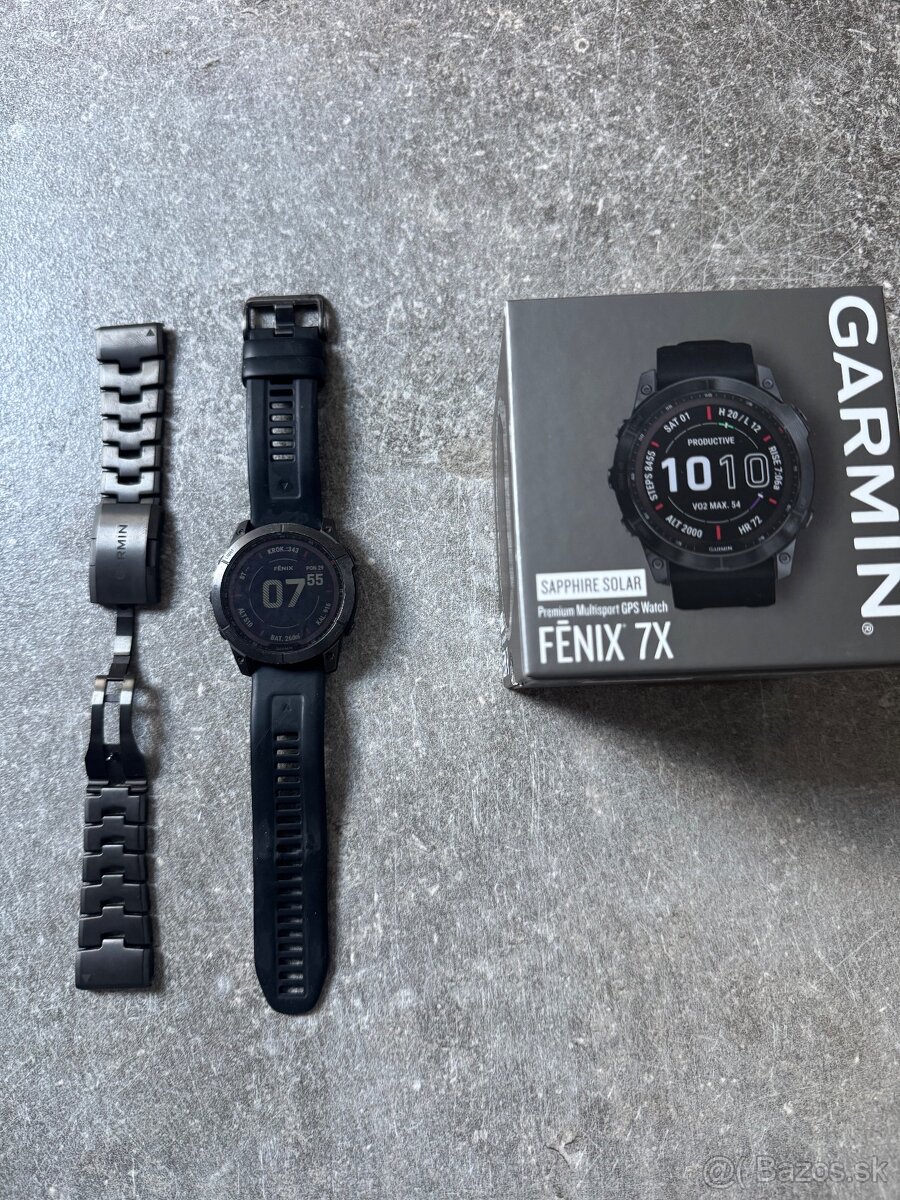 Garmin Fenix 7X Sapphire Solar