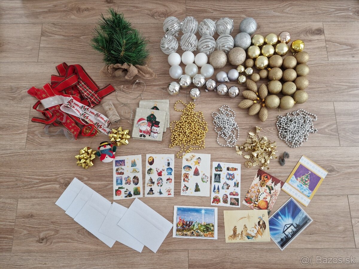 Vianočné ozdoby veľký balík