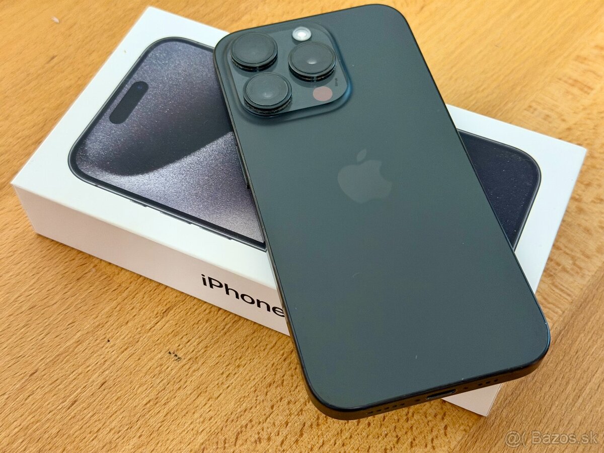 IPhone 15 Pro 256GB Titanium TOP stav