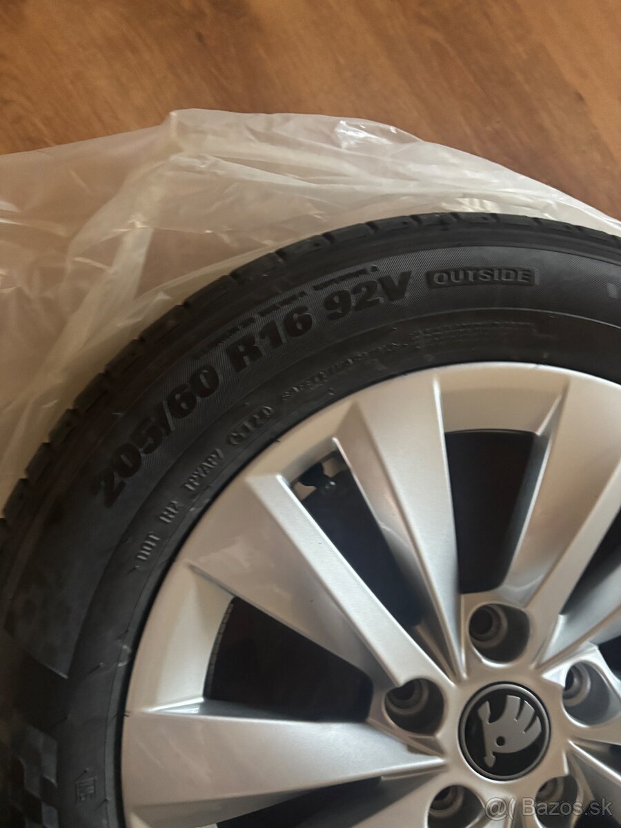 Letné kompletne kolesa Škoda Octavia 4