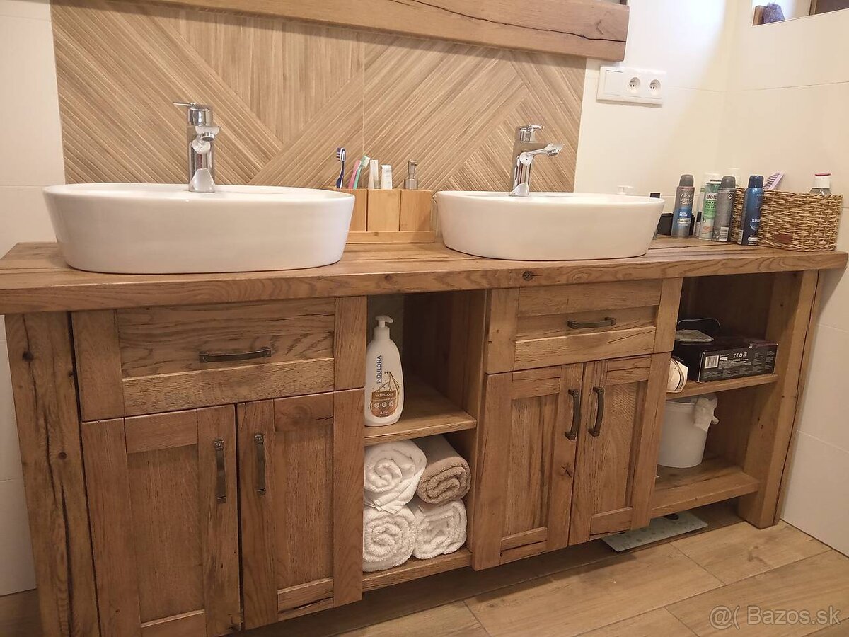 Stolík pod umývadlo " starý dub 14"