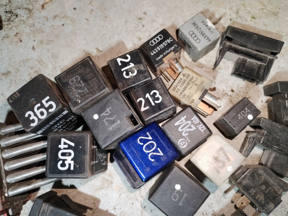 Relé audi, volkswagen, škoda