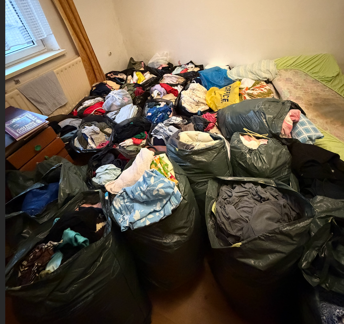 Vrecia s oblečením