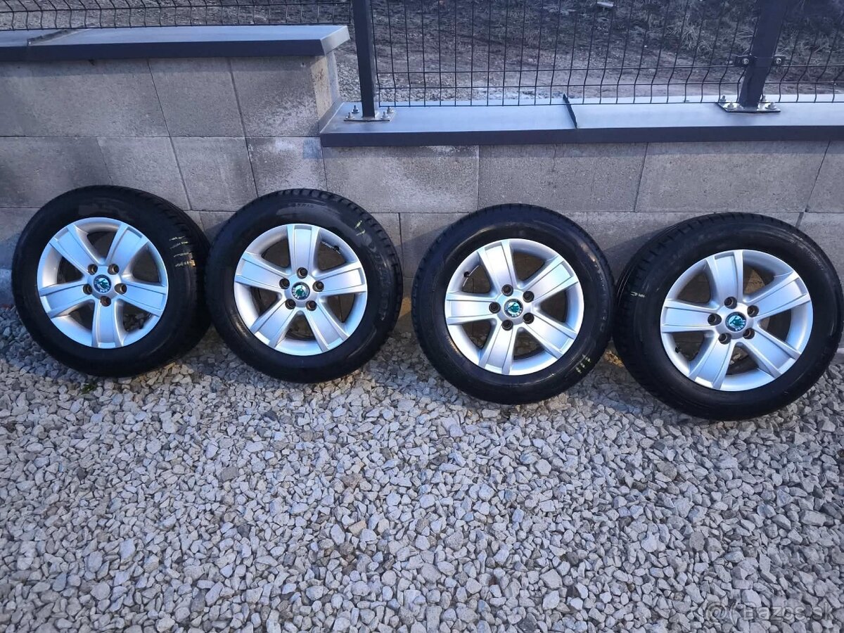 Hlinikové disky Škoda R 15