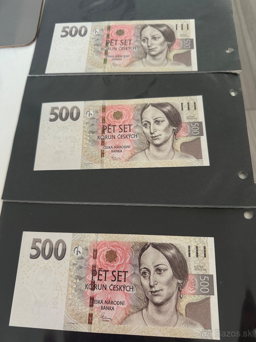Predám UNCS bankovky 500
