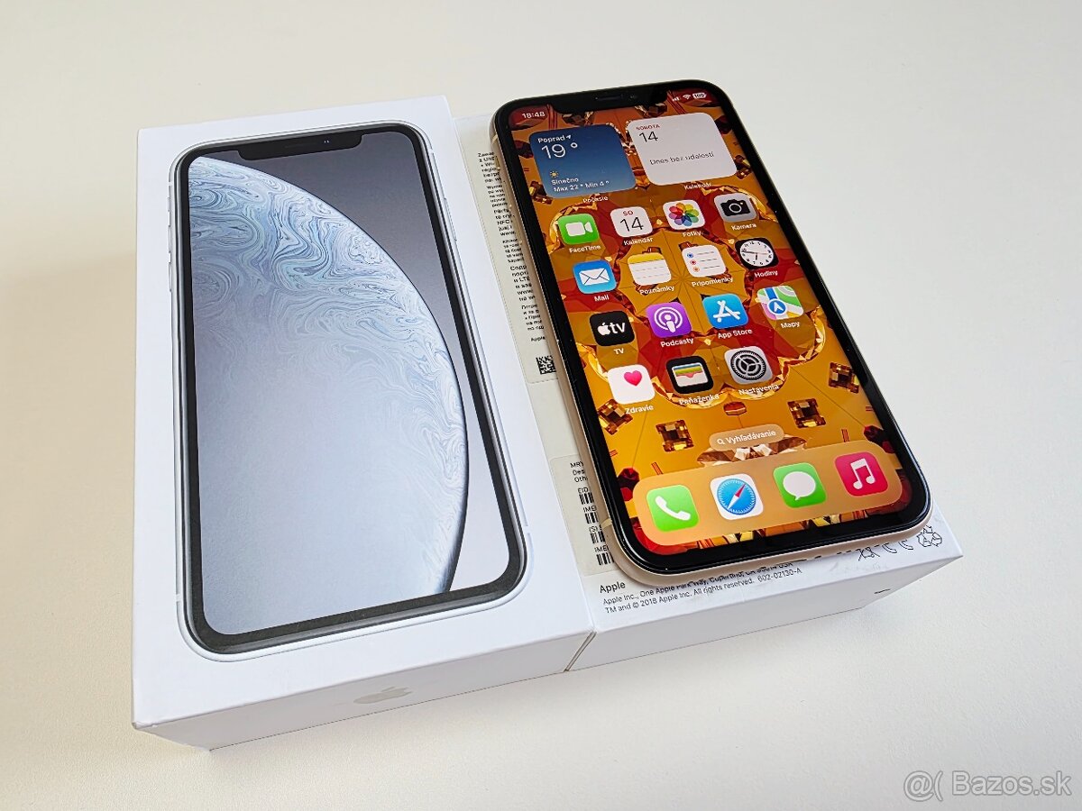 Apple IPHONE XR 64GB Yellow, ZDRAVIE BATERKY 100%