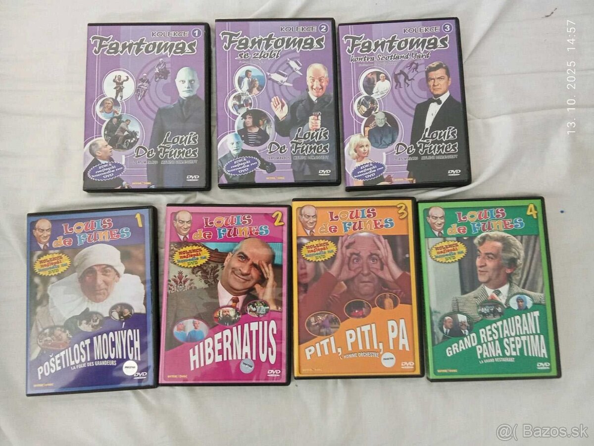 Predám - 7 DVD Funes
