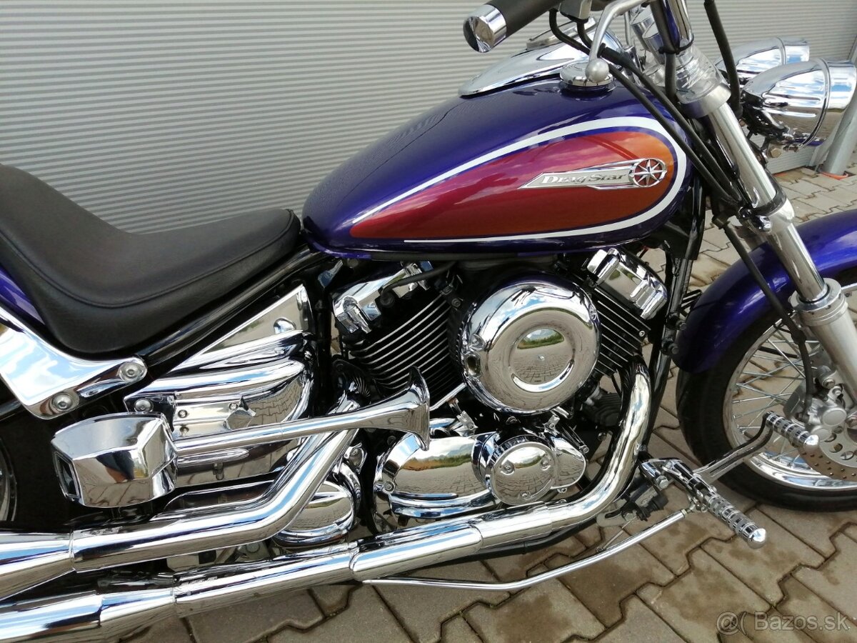 YAMAHA XVS 650 DRAGSTAR, /r. 2000, naj:9.800km,Exkluzívny st