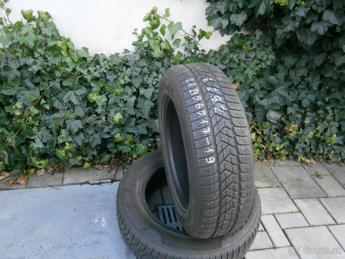 Predám 2x zimné pneu Pirelli 215/65 R17 99HXL