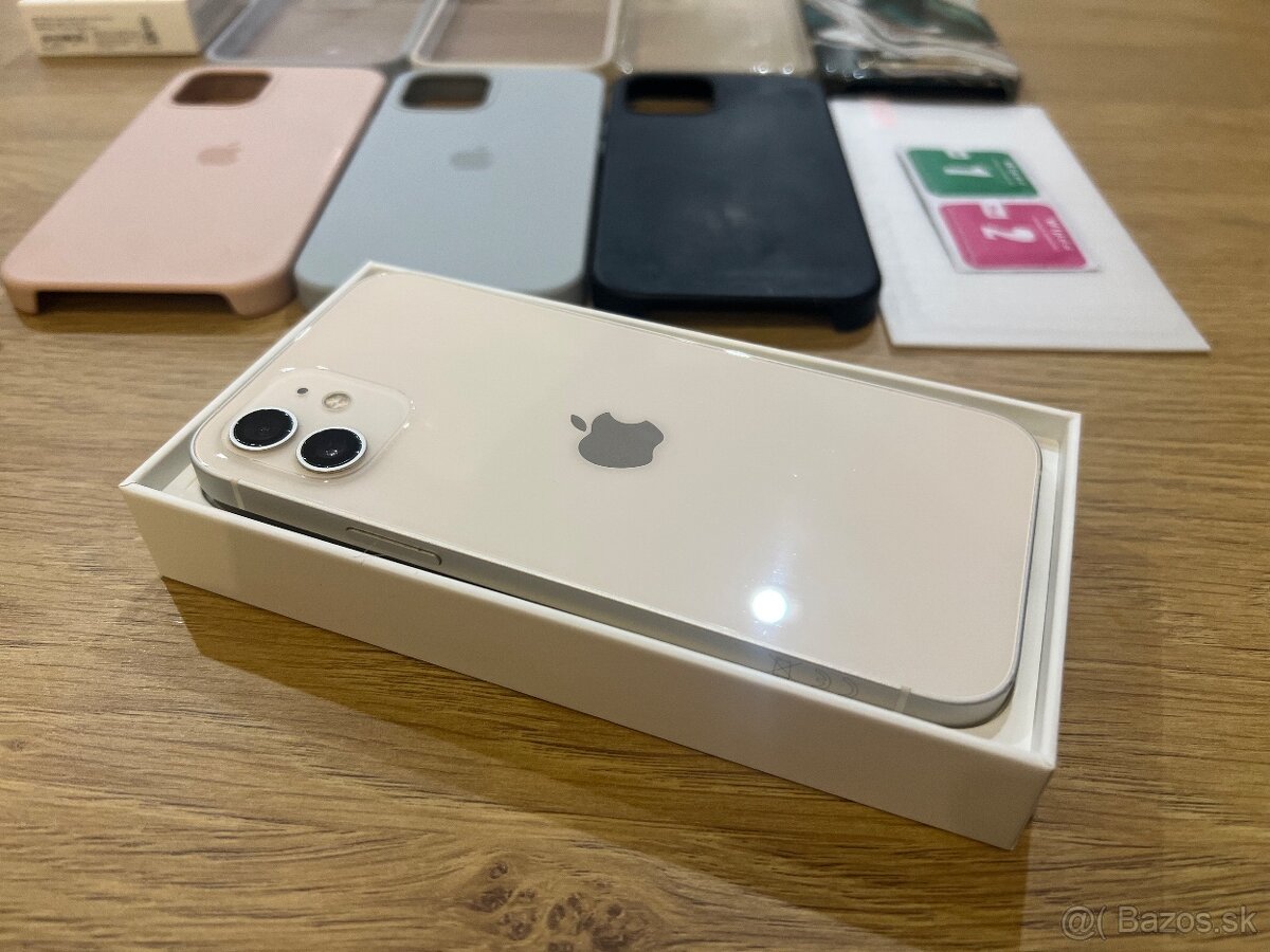 IPHONE 12 - 64GB s EarPods slúchadlami